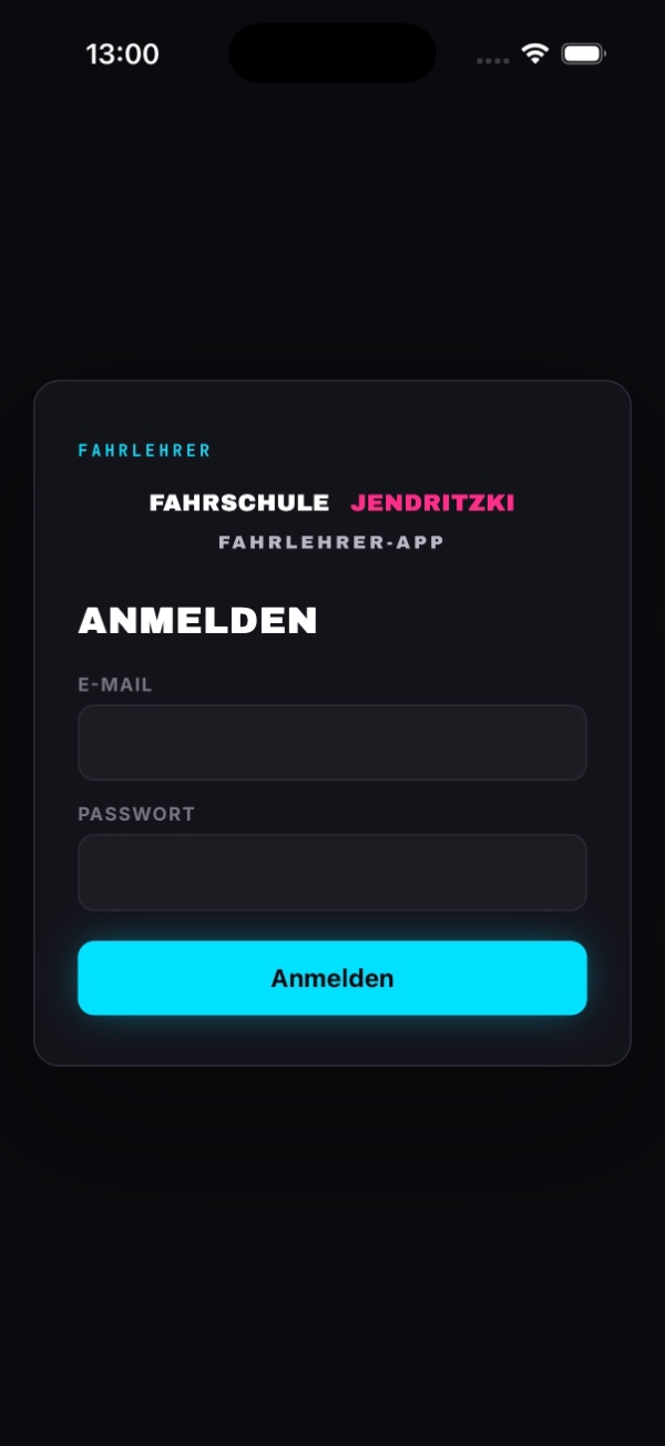 Fahrlehrer-App im eigenen Design