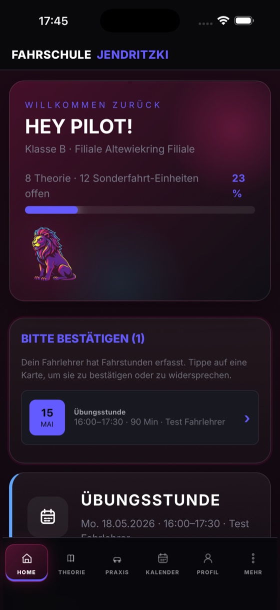 Schüler-Dashboard